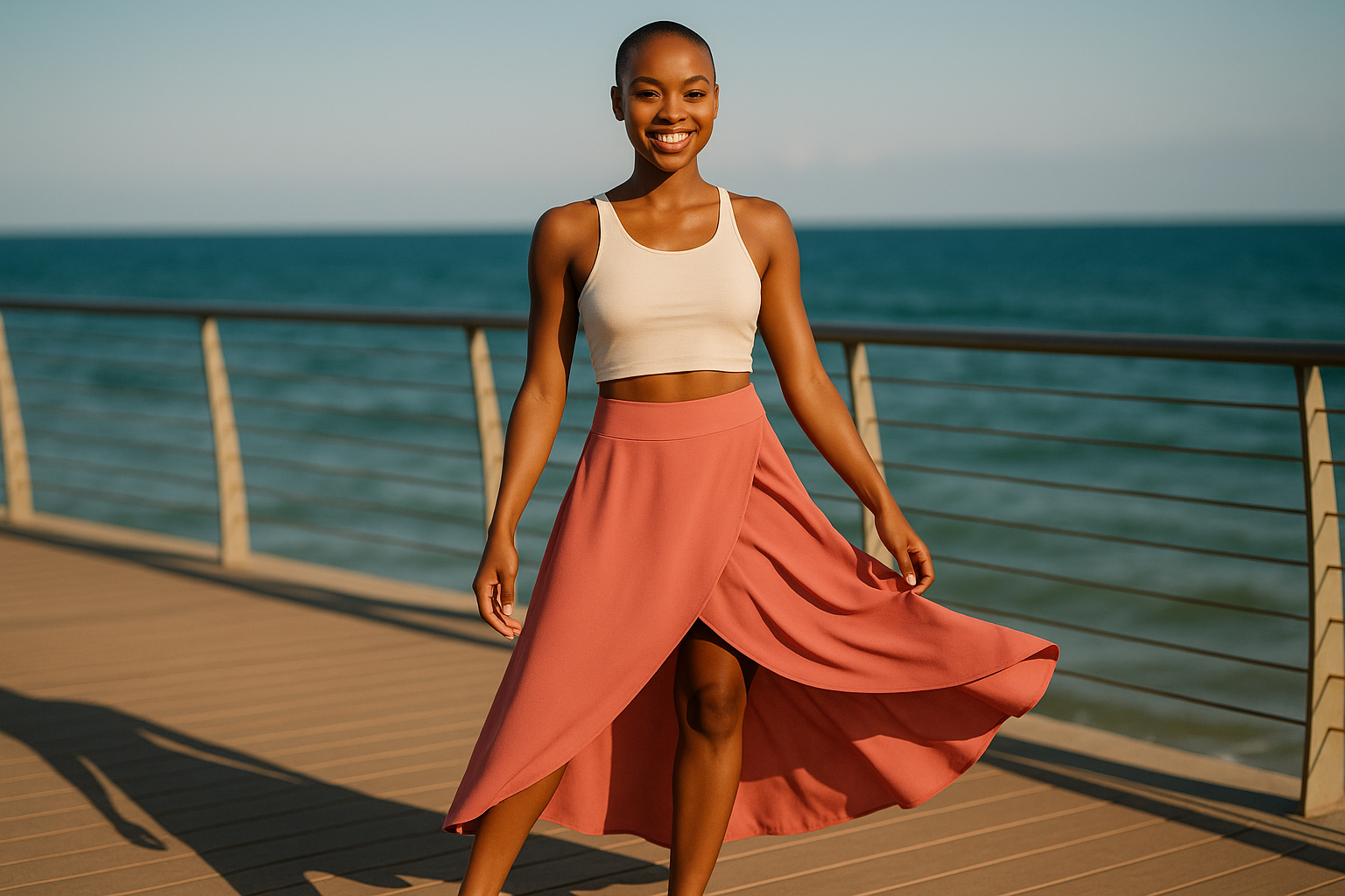 When Your Skirt Screams “Hot Girl Summer” and Tennis Court Cool