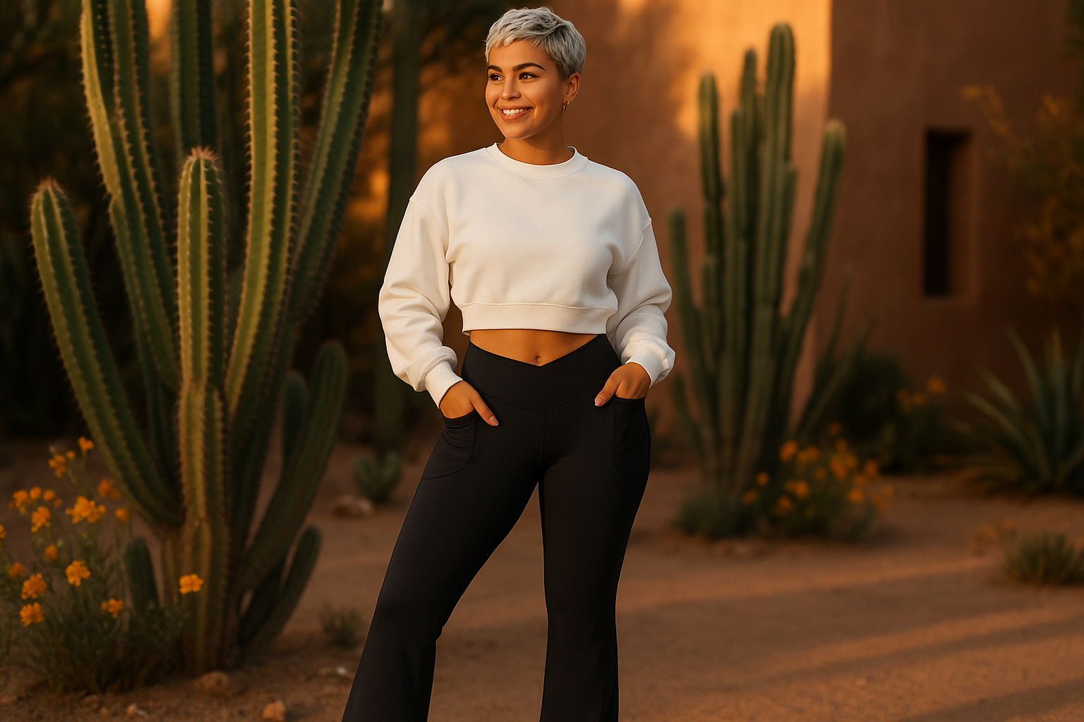 Flare & Fabulous: Own the Yoga Pants Trend this Season! 🌟