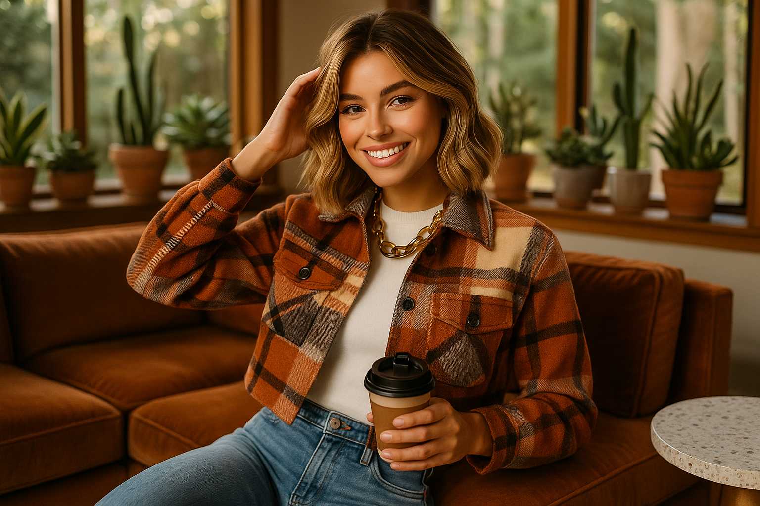 Plaid Power Move: This Boxy Cropped Shacket Is About To Steal Fall