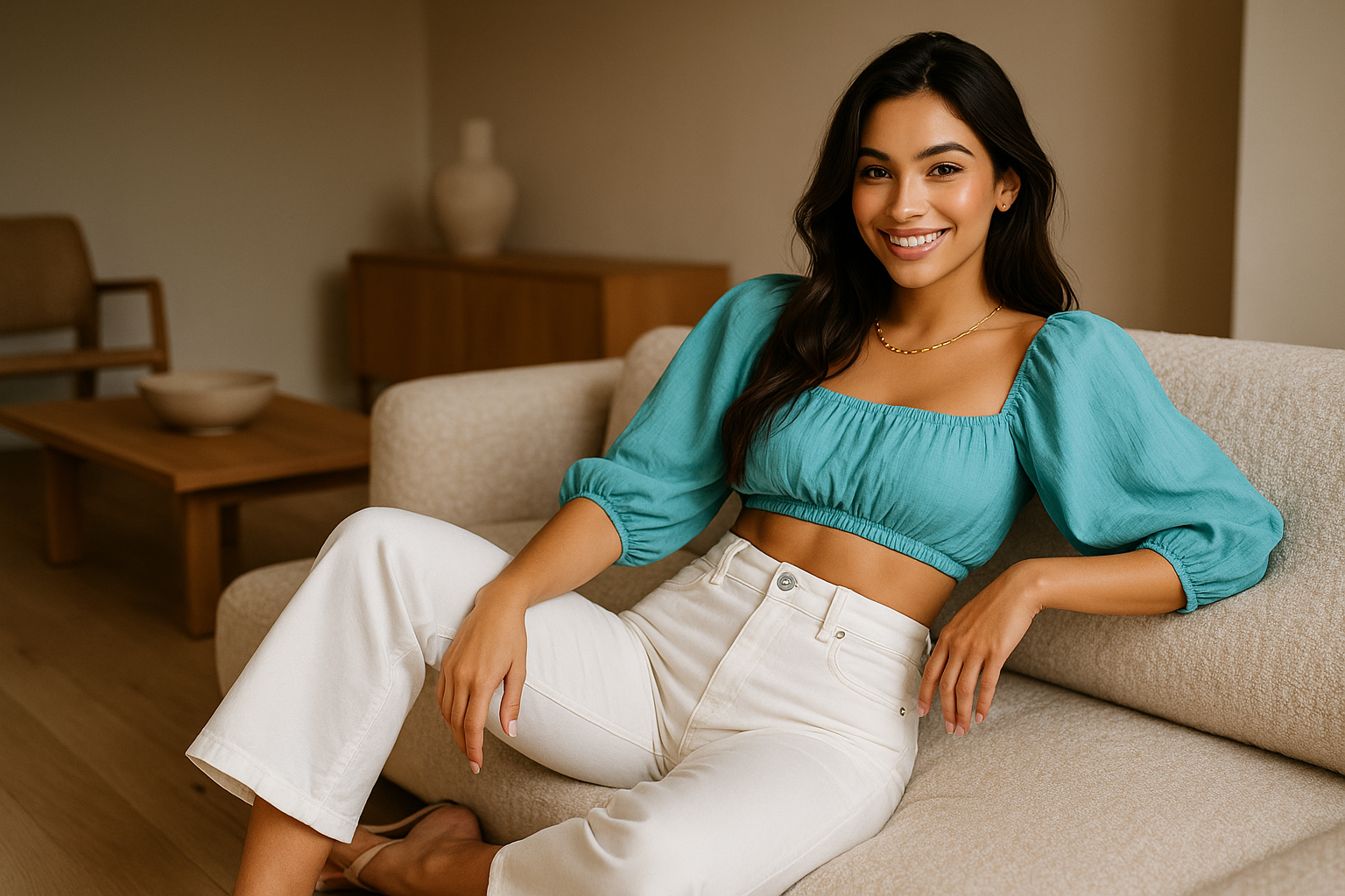 Pink Patch Pocket Perfection: The Wide-Leg Jeans Stealing End-of-Summer 🌱